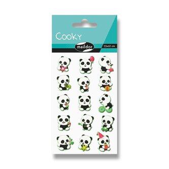 Samolepky Maildor 3D Cooky - Panda
