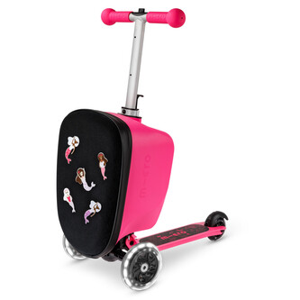 Micro Luggage Junior Patch & Play růžový