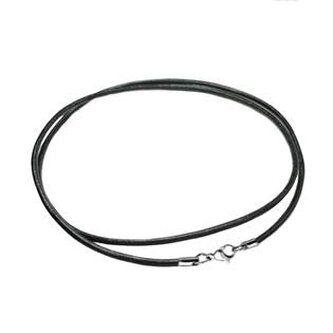 LR1100-020-55 Kožená šňůrka na krk, tl. 2 mm