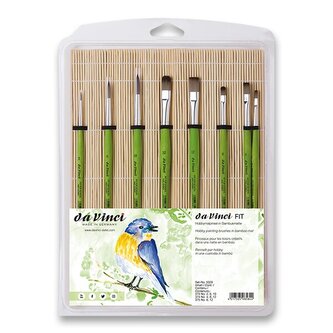Štětec da Vinci Fit Synthetics - sada 8 ks