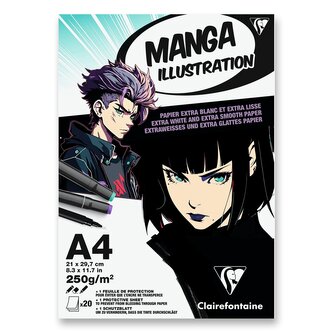 Blok Clairefontaine Manga Illustration - A4