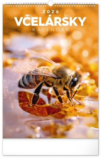 NOTIQUE Nástenný Včelársky kalendár 2026, 33 x 46 cm