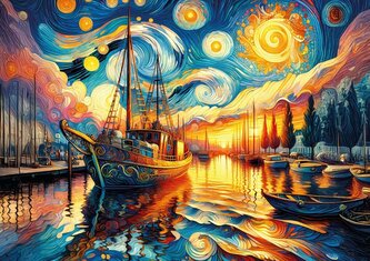 ART PUZZLE Puzzle Brázdit moře 260 dílků