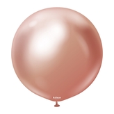 Balonek chromový Rose Gold, Mirror Rose Gold – 90 cm/36"