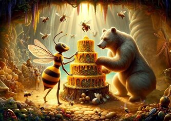ART PUZZLE Puzzle Medový dort 100 dílků