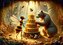 ART PUZZLE Puzzle Medový dort 100 dílků