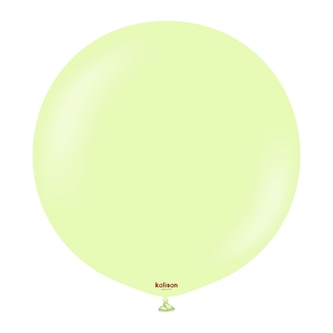 Balonek zelený, Macaron Pistachio – 90 cm/36"