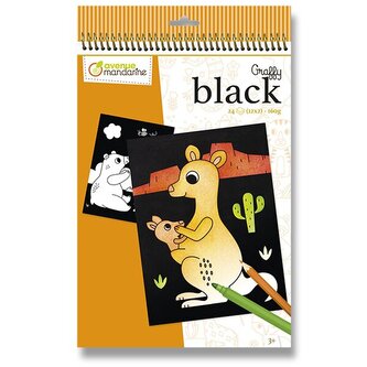 Omalovánky Avenue Mandarine Graffy Black - Zvířátka