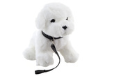 Plyš Maltézský psík s vodítkem 22cm Eco-friendly