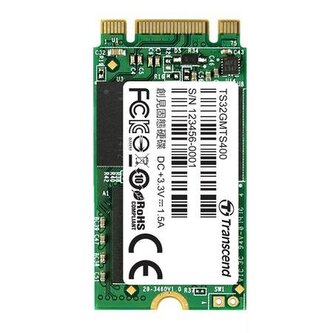 Transcend MTS400S 32GB SSD disk M.2, 2242 SATA III 6Gb/s (MLC), 280MB/s R, 50MB/s W