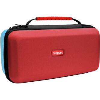 TRUST Pouzdro pro Nintendo Switch GXT1252RB XL HARDCASE SWITCH 2, červeno-modrá