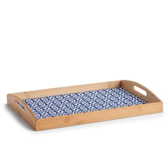 ZELLER Servárovací podnos motiv Maroko, bambus 44x30x5,5
