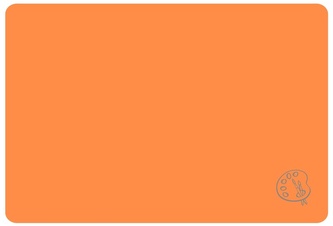 Podkładka do prac plastycznych A3 PP neon pomarańczowy, Biurfol