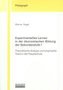 Experimentelles Lernen in der ökonomischen Bildung der Sekundarstufe I