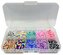 Sada plastových korálků v krabičce 6 mm 40 g