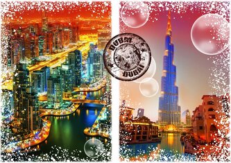 GRAFIKA Puzzle Cesta kolem světa: Dubaj 1000 dílků