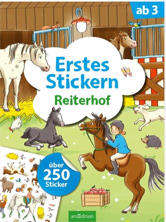 Erstes Stickern - Reiterhof