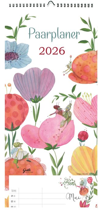 Paarplaner Blumen 2025
