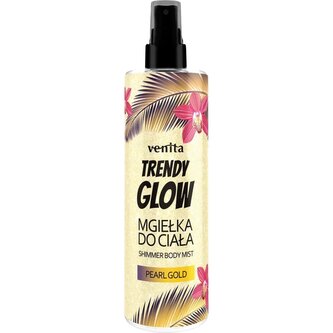 Trendy Glow tělové mléko se třpytkami Pearl gold 200 ml