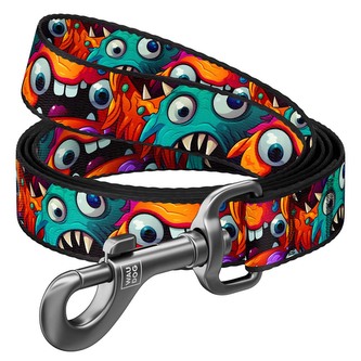 WAUDOG vodítko nylon Příšerky (M/200cm/2,0cm) LIMITED