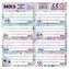 Nalepki na zeszyty BackUp 7 A01(25szt) DERFORM