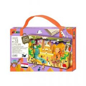Stwórz pejzaż miejski Kair - puzzle drewniane 3D