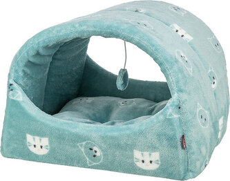 Kukaň MIMI s hračkou, 42 x 35 x 35 cm, šalvějová - LIMITOVANÁ NABÍDKA