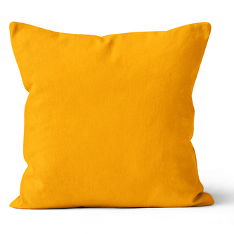 Mikroplyšový povlak na polštář 40x40 cm Hořčicový