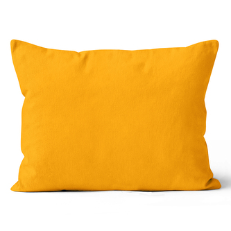 Mikroplyšový povlak na polštář 50x70 cm Hořčicový