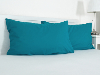 B.E.S. - Petrovice, s.r.o. Povlak na visco polštář bavlna popelín 45x75 cm - tyrkysová