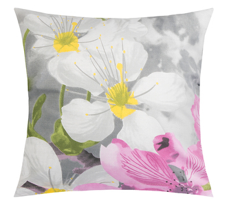 Povláček bavlněný - Růžová,Šedá,Bílá - 40x40 cm