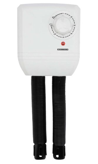 NEDIS Melissa vysoušeč obuvi/ 250 W/ 70 °C/ pro jeden pár bot nebo holínek/ bílý