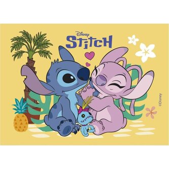 Fondánový list na dort Lilo a Stitch 21x14,8 cm - Dekora