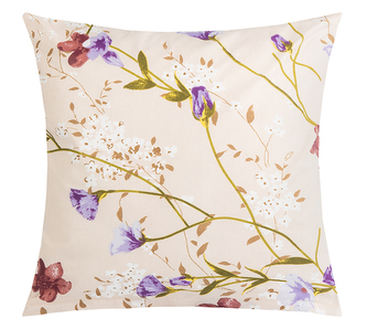 Povláček bavlněný - Fialová,Béžová,Bílá - 40x40 cm