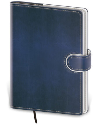 Kapesní diář Flip modro/bílý