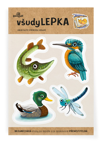 Lesní svět všudyLEPKA vel. 1 -027 - Mix vodní Lesní svět všudyLEPKA vel. 1 -027 - Mix vodní