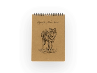 Lesní svět Eko blok z recy papíru M - Vlk Lesní svět Eko blok z recy papíru M - Vlk