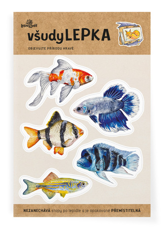 Lesní svět všudyLEPKA vel. 1 -033 - Akvarijní ryby