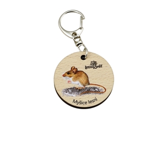 Lesní svět Přívěsek na klíče kulatý - Myšice Lesní svět Přívěsek na klíče kulatý - Myšice