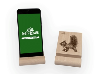 Lesní svět Stojánek na mobil a tablet L - Veverka Lesní svět Stojánek na mobil a tablet L - Veverka