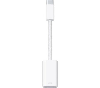 Adaptér Lightning - USB C bílý pro nabíječky a datové kabely