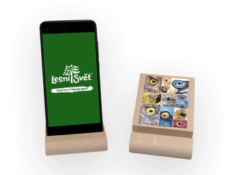 Lesní svět Stojánek na mobil a tablet L - Oči barevné Lesní svět Stojánek na mobil a tablet L - Oči barevné