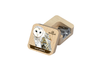 Lesní svět Dřevěné ořezávátko - Sova pálená