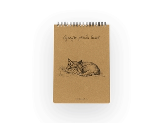 Lesní svět Eko blok z recy papíru M - Liška