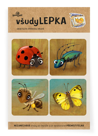 Lesní svět všudyLEPKA vel. 1 -016 - Mix hmyz Lesní svět všudyLEPKA vel. 1 -016 - Mix hmyz