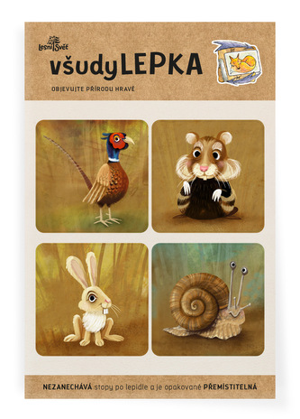 Lesní svět všudyLEPKA vel. 1 -018 - Mix na poli Lesní svět všudyLEPKA vel. 1 -018 - Mix na poli