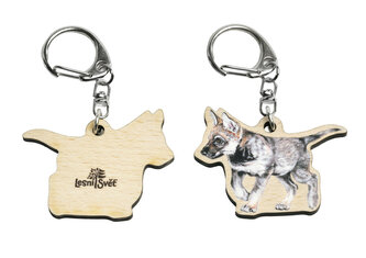 Lesní svět Přívěsek na klíče zvíře - Vlče