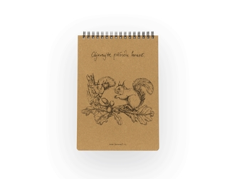 Lesní svět Eko blok z recy papíru M - Veverky