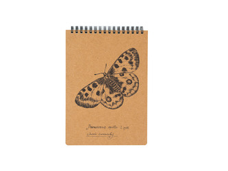 Lesní svět Eko blok z recy papíru M - Jasoň červenooký Lesní svět Eko blok z recy papíru M - Jasoň červenooký