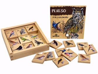 Lesní svět Pexeso klasické - Ptáci kolem nás